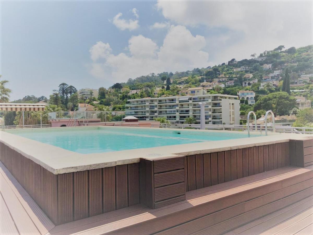 Apt Golfe Juan - 5Min Des Plages - Parking Privee - Piscine Rooftop วาลูริส ภายนอก รูปภาพ